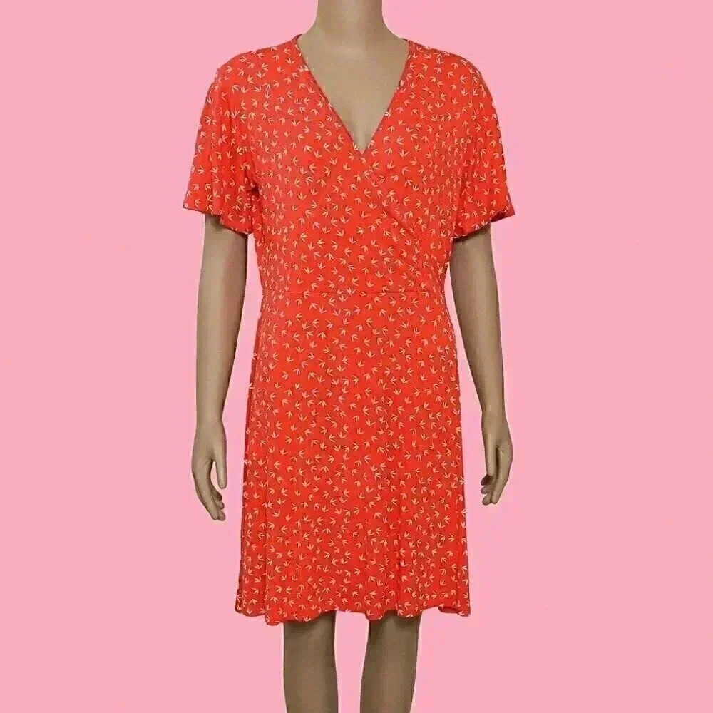 41Hawthorn Stretch Dress for Women Casual Short Floral Summer‎ Dress Size Large